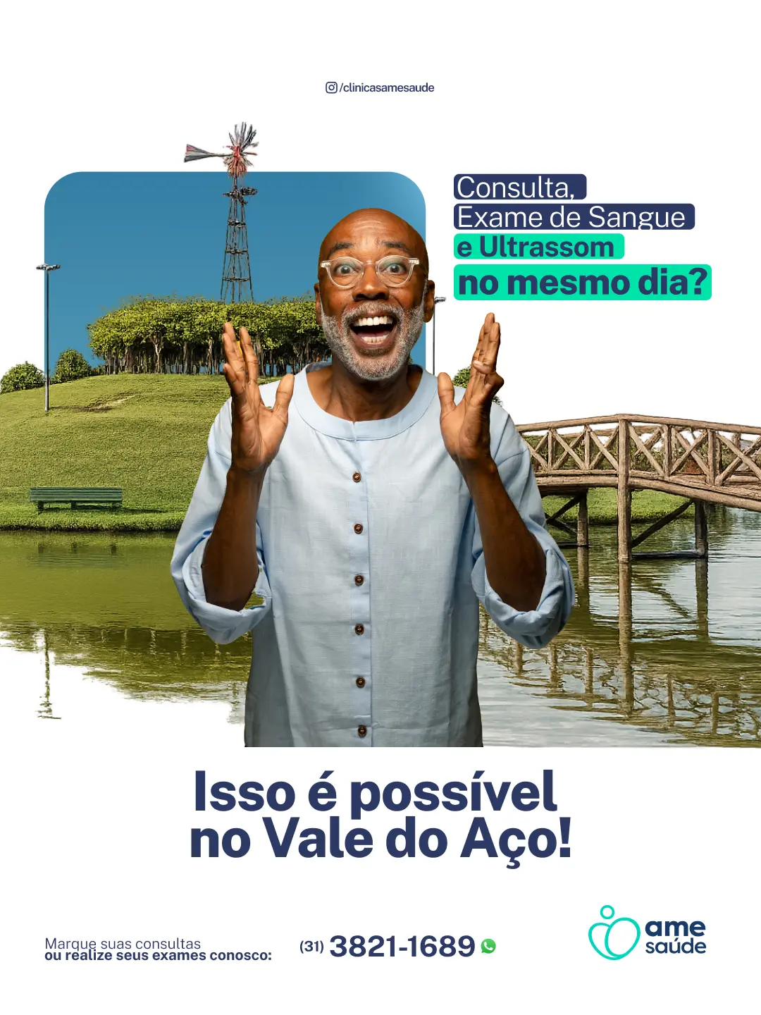 Peça criativa de campanha